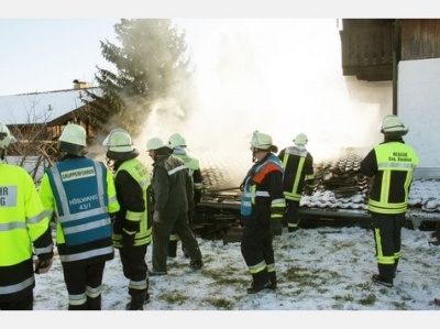 Eggstätt Garagenbrand