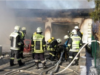 Eggstätt Garagenbrand