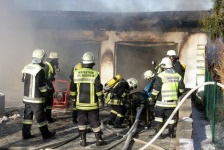 Eggstätt Garagenbrand